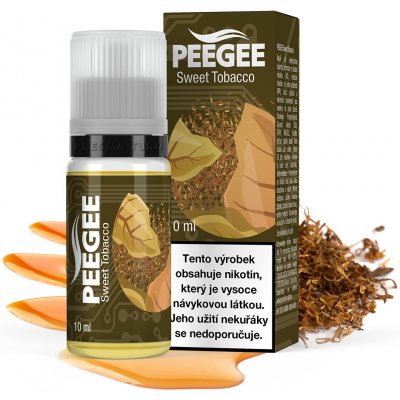 PeeGee Sweet Tobacco 10 ml 18 mg – Zbozi.Blesk.cz