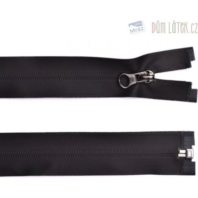 Zip voděodolný dělitelný 50 cm černý – Zboží Mobilmania