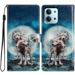 Unique knížkové pouzdro na Xiaomi Redmi 15C 4G/5G (173mm) - dva vlci – Hledejceny.cz