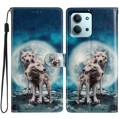 Unique knížkové pouzdro na Xiaomi Redmi 15C 4G/5G (173mm) - dva vlci – Hledejceny.cz