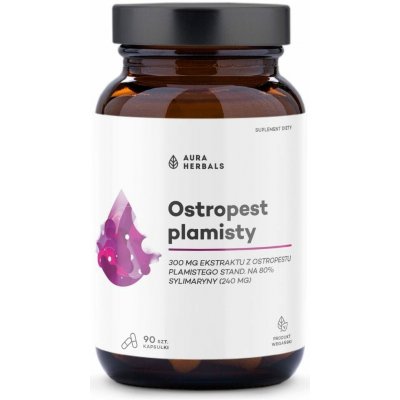 Aura Herbals Ostropestřec mariánský 300 mg 90 kapslí – Hledejceny.cz