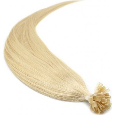 40cm vlasy evropského typu pro metodu keratin 0,5g/pr. nejsvětlejší blond – Sleviste.cz