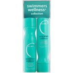 Malibu Swimmers Wellness Collection šampon 266 ml + kondicionér 266 ml + wellness sáčky 4 kusy dárková sada – Sleviste.cz