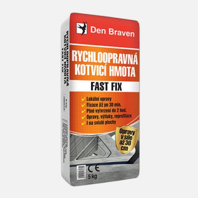 Den Braven rychloopravná kotvící hmota Fast Fix 5kg – Zbozi.Blesk.cz