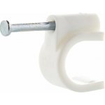 DATACOM Kabelová příchytka (7mm) bílá 100ks, 9353 – Zboží Dáma