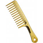 Xanitalia Hřeben Xan rozčesávací maxi velký s ručkou 13 zubů zlatá – Sleviste.cz