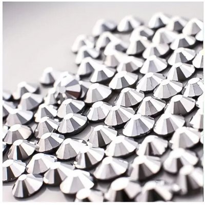 Kamínky na nehty Swarovski Silver Hematite SS6 100 ks – Hledejceny.cz