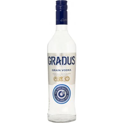 Gradus Latvia Grain Vodka 40% 0,7 l (holá láhev) – Zboží Dáma