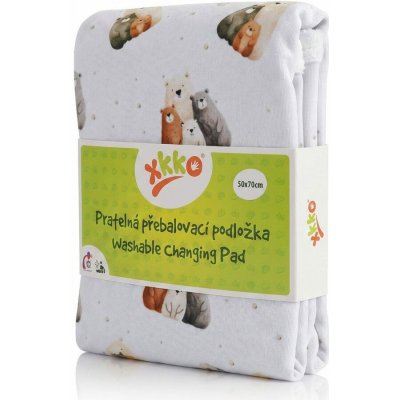 Kikko Pratelná podložka XKKO BEAR FAMILY 50x70 – Zboží Dáma
