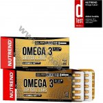 Nutrend Omega 3 Plus Softgel Caps bez příchuti 120 kapslí – Hledejceny.cz