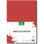 karton kreslící A3 180 g barevný 50 listů červený – Zbozi.Blesk.cz