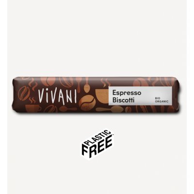 VIVANI Čokoládová tyčinka espresso 40 g – Zboží Dáma