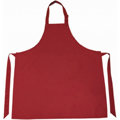 L-Merch Unisex zástěra NT5220 Bordeaux 85x75cm – Hledejceny.cz