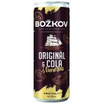 Božkov Original & Cola s limetkou 6% 0,25 l (plech) – Sleviste.cz