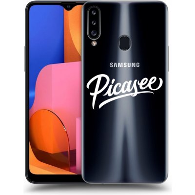 Pouzdro Picasee silikonové Samsung Galaxy A20s - Picasee - White čiré – Zbozi.Blesk.cz