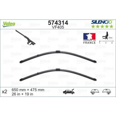 Valeo Silencio X-TRM 650+475 mm VA 574314 – Zbozi.Blesk.cz