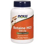 Now Foods Foods Betaine HCl 120 kapslí – Hledejceny.cz