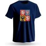 Pánské tričko Martin Nečas #98 Czech National Emblem 2025 navy – Sleviste.cz