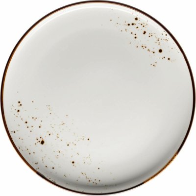 Mäser Mělký talíř Pintar White hnědé tečky 27 cm – Zboží Dáma