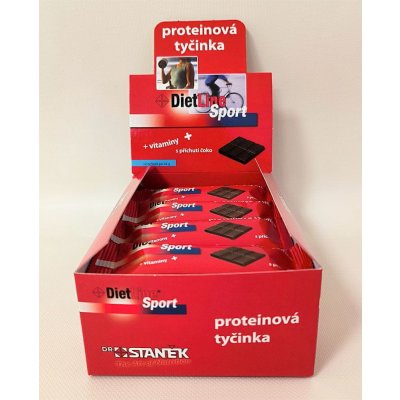 Dietline Sport proteinová tyčinka čoko 12 x 44 g – Zboží Mobilmania