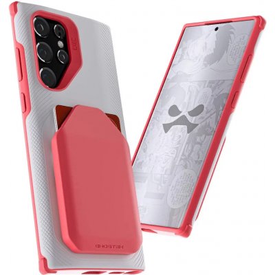 Pouzdro Ghostek Exec 5, Samsung Galaxy S22 Ultra, růžové