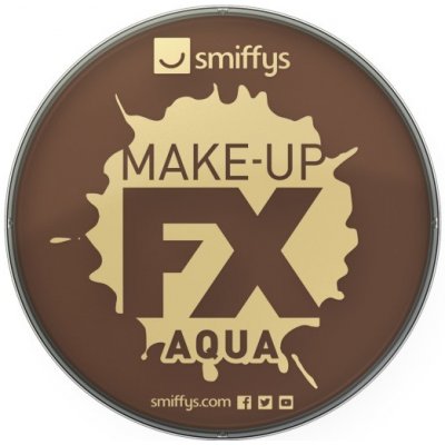 Smiffys Barva na obličej a tělo Make-up hnědý – Zboží Dáma