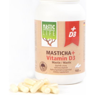 MasticLife Masticha+ Vitamin D3 160 kapslí