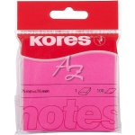 Kores samolepicí bloček neon růžový 75 x 75 mm, 100 listů – Zbozi.Blesk.cz