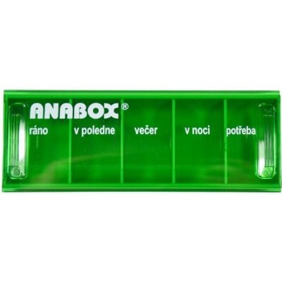Anabox denní dávkovač léků Žlutý – Zbozi.Blesk.cz