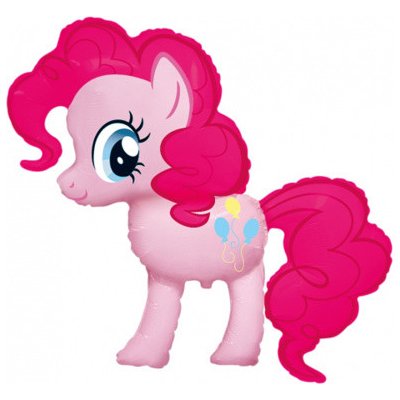 Flexmetal Foliový balonek My little Pony - Pinkie Pie 92 x 104 cm – Zboží Mobilmania