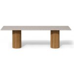 Tribu Barový stůl Otto, obdélníkový 320x110x93 cm, rám teak, deska keramika dekor sabbia – Hledejceny.cz