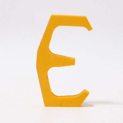 Grimm's DEKORACE DŘEVĚNÉ PÍSMENO E – Zboží Dáma