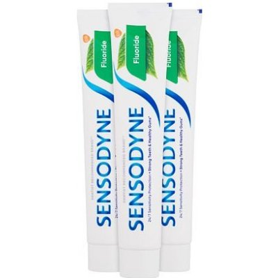 Sensodyne Fluoride Trio sada zubní pasta 3 x 75 ml – Zbozi.Blesk.cz