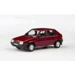 Abrex škoda Favorit 136L 1988 Červená Apollo časopis s modelem 1:43 – Zboží Mobilmania