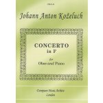 Koželuch, Johann Anton Concerto in F / hoboj + klavír – Zboží Mobilmania