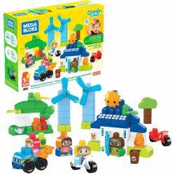 MEGA BLOKS Zelené město Postav a uč se eko dům