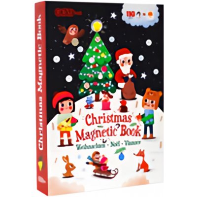 Magnetická kniha Vánoce / Christmas Magnetic Book - kolektiv autorů – Zboží Mobilmania