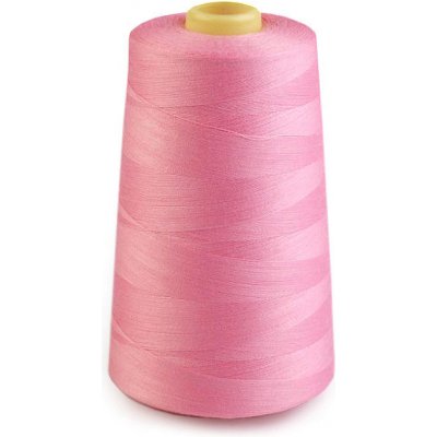 Polyesterové nitě pro overlocky i klasické šití návin 5000 yards PES 40/2 - Candy Pink – Hledejceny.cz