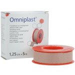 Omniplast textilní náplast cívka 1,25 cm x 5 m 1 ks – Hledejceny.cz