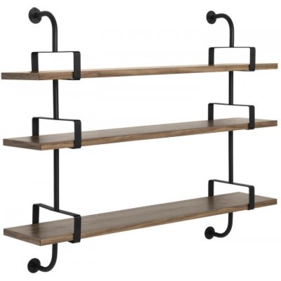 Gubi Police Démon Shelf 2, 155cm, 3 shelves, walnut – Hledejceny.cz