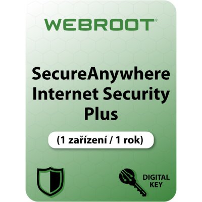 Webroot SecureAnywhere Internet Security Plus 1 lic. 1 rok (WSAISP1-1) – Hledejceny.cz