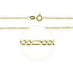 Zlatnictví Zlatíčko Zlatý řetízek figaro 5+1 000.00056 – Zboží Mobilmania