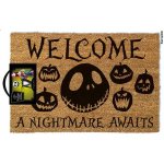 CurePink Nightmare Before Christmas: A Nightmare Awaits 60 x 40 cm hnědá [GP85256] – Zboží Dáma