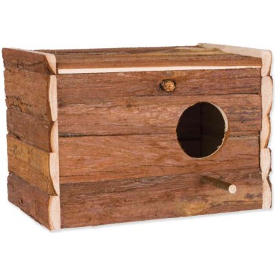 Trixie Budka hnízdo 21 x 13 x 12 cm / ø 3,8 cm dřevěné s kůrou – Zboží Mobilmania