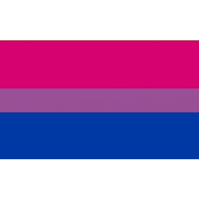 Vlajka bisexuální hrdosti vlajka - 100 x 150 cm - tunel, karabina – Hledejceny.cz