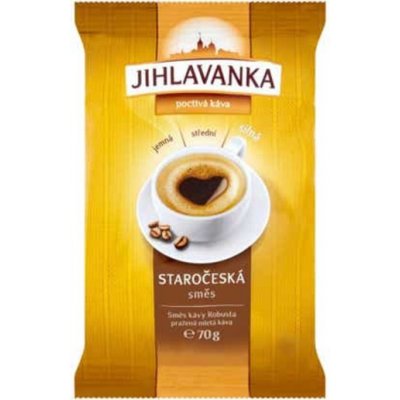 Jihlavanka Staročeská směs káva mletá 20 x 70 g – Zboží Dáma
