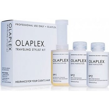 Olaplex Bond Multiplier 1 olej a sérum na vlasy Bond Multiplier 1 100 ml + Bond Perfector 2 2 x 100 ml Dosing Dispenser dárková sada