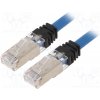 síťový kabel Panduit STP6X0.5MBU Patch, S/FTP,TX6A™ 10Gig, 6a, lanko, Cu, LSZH, 0,5m, modrý