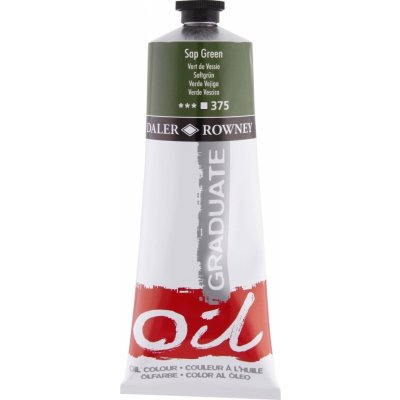 Daler Rowney Graduate olejová barva sap green 200 ml 1 ks – Hledejceny.cz