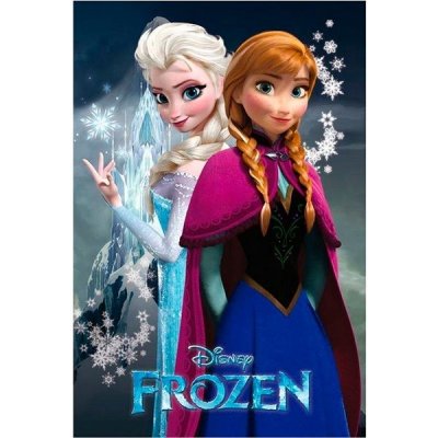 Plakát Frozen Ledové království: Sestry Anna a Elsa (61 x 91,5 cm) 150 g – Zbozi.Blesk.cz